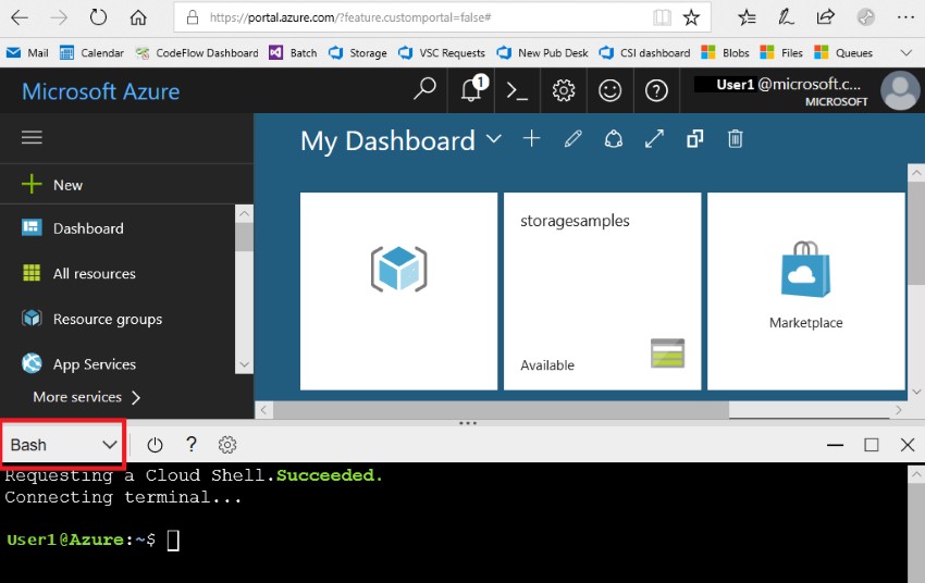 Cloud Shell Bash (Custom)